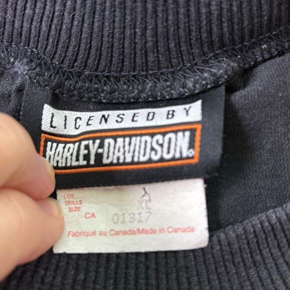 Vtg 2000 Y2K Harley Davidson Victoria Canada Bald Eagle t shirt 2XL - Picture 3 of 7